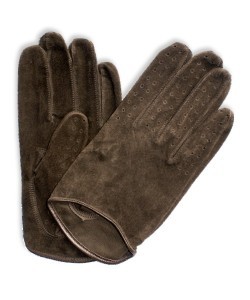 RS-27: Rękawiczki ze skóry welurowej, maszynowo szyte